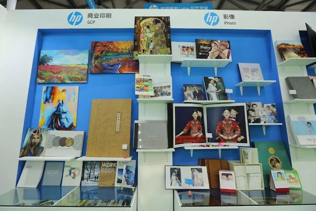 全印展上，HP噴碼機推出各類打印技術的作品