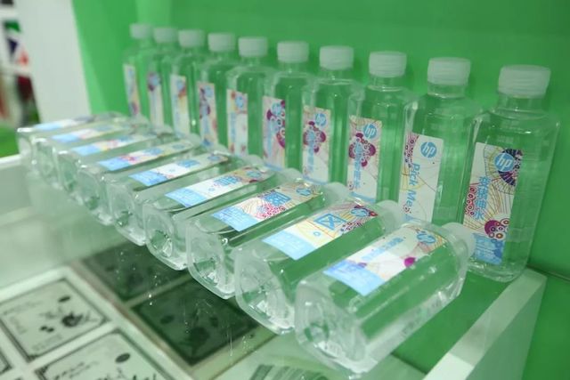 全印展上，HP噴碼機推出各類打印技術的作品